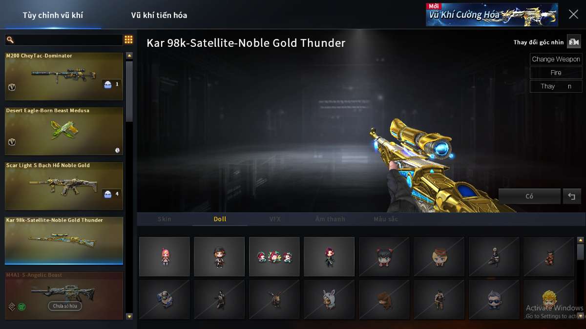 shop acc cf uy tin gia re